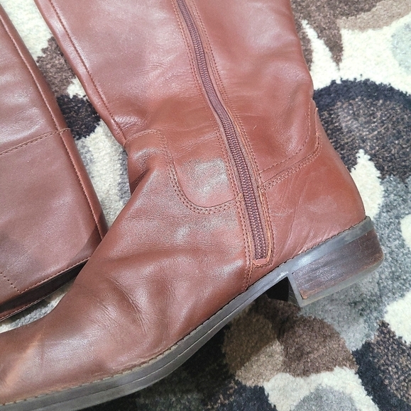 Tommy Hilfiger (Dalyn) Riding Boots Cognac $190 Women's Sz 9M - Picture 4 of 12